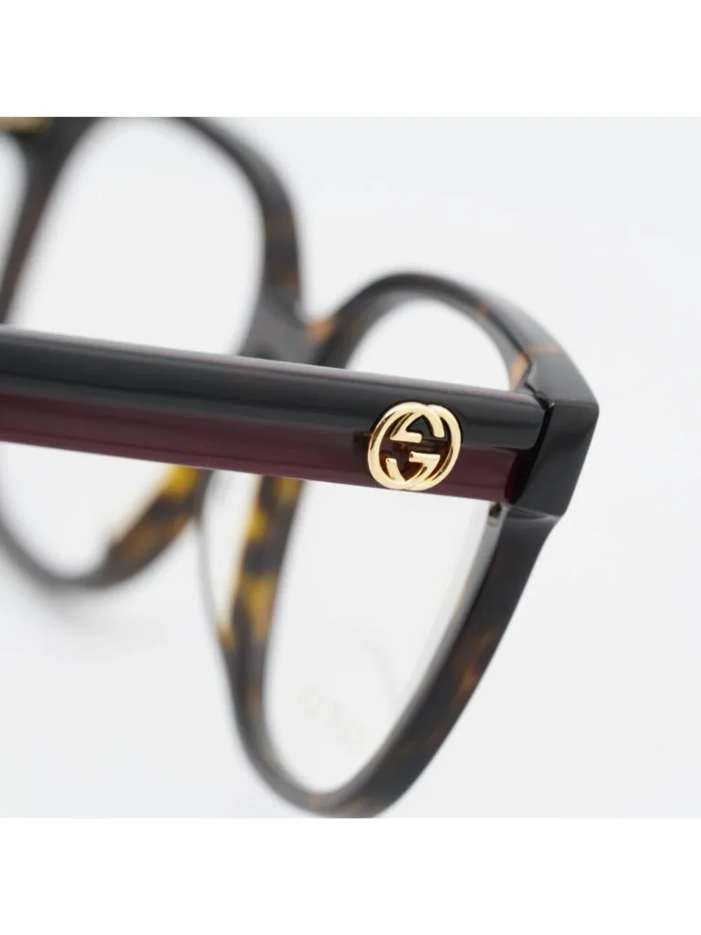 Gucci GG1305OA 002 Eyeglasses Havana 54mm Square Frame